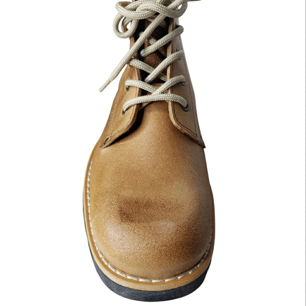 Unisex Leather Bootie Portugal Lace-up Derby Outdoor Gorp Street Neutral 7.5 M